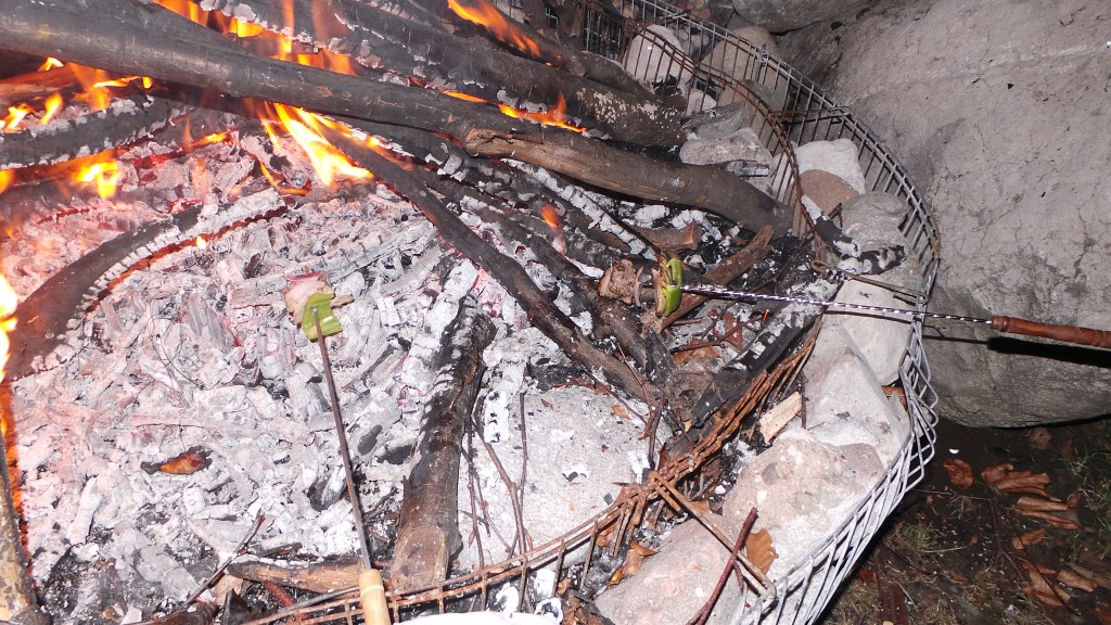 frigarui la foc de tabara