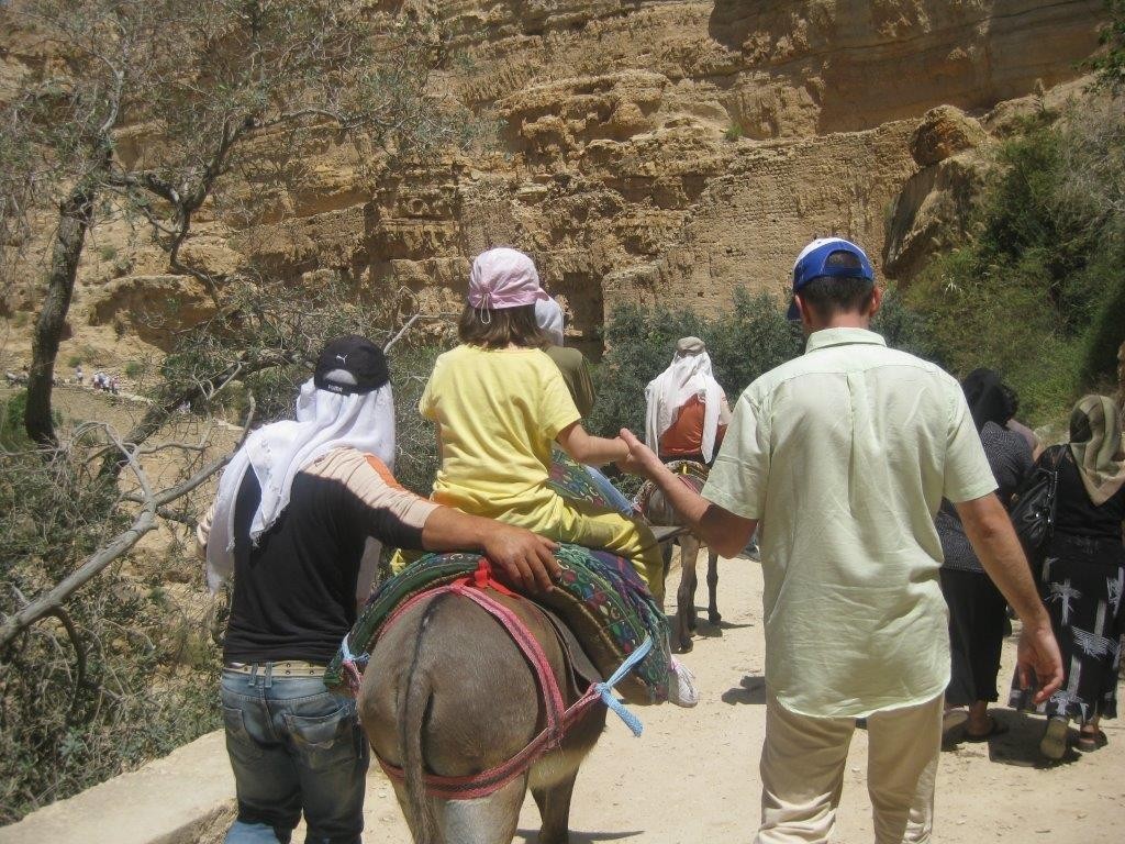 In drumul de intoarcere de la Manastirea Hozeva