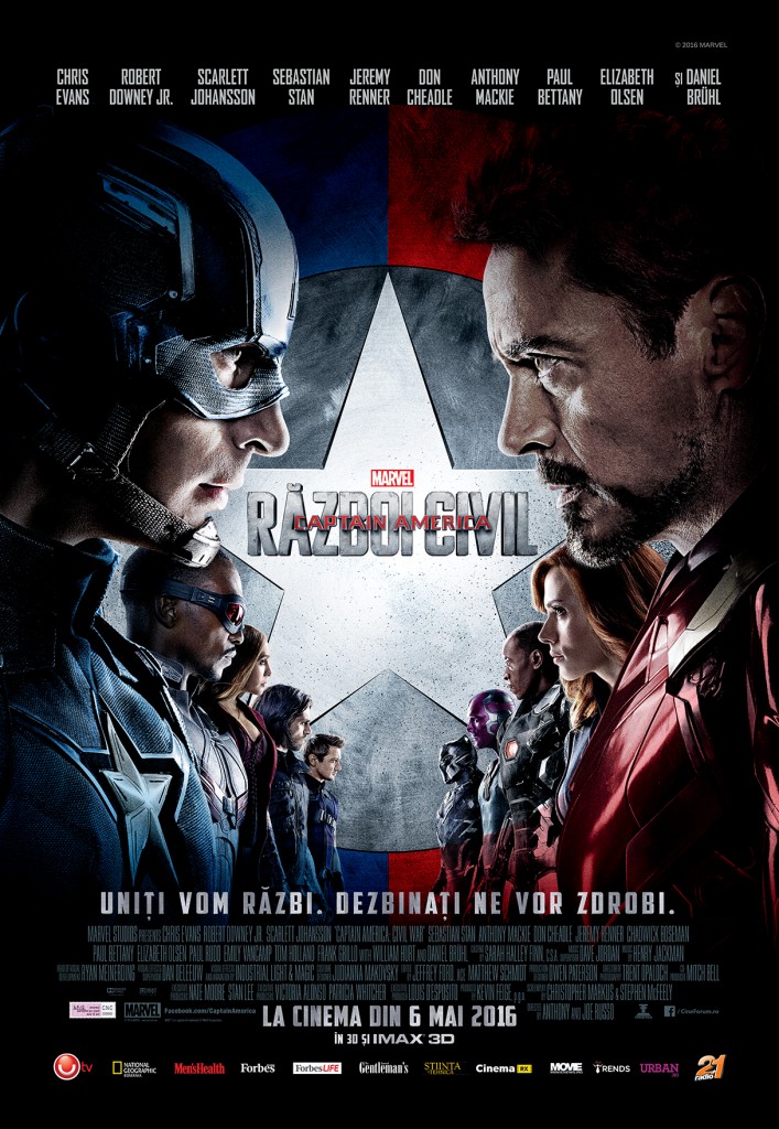 Afis Captain America Razboi Civil