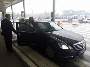 drumul de la aeroport